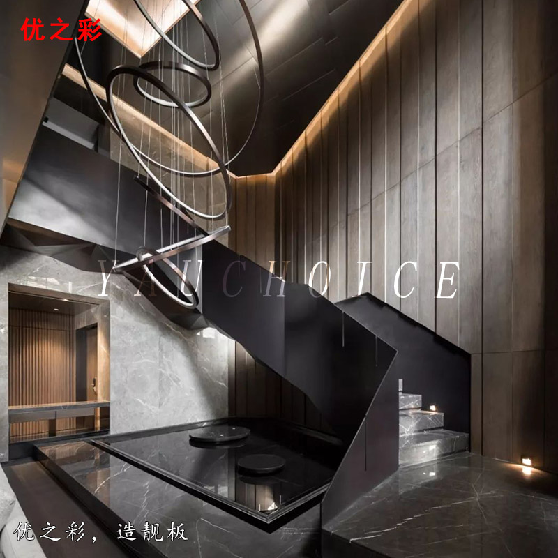裝修中讓空間變大的魔術(shù)，用不銹鋼鏡面蜂窩板吊頂效果